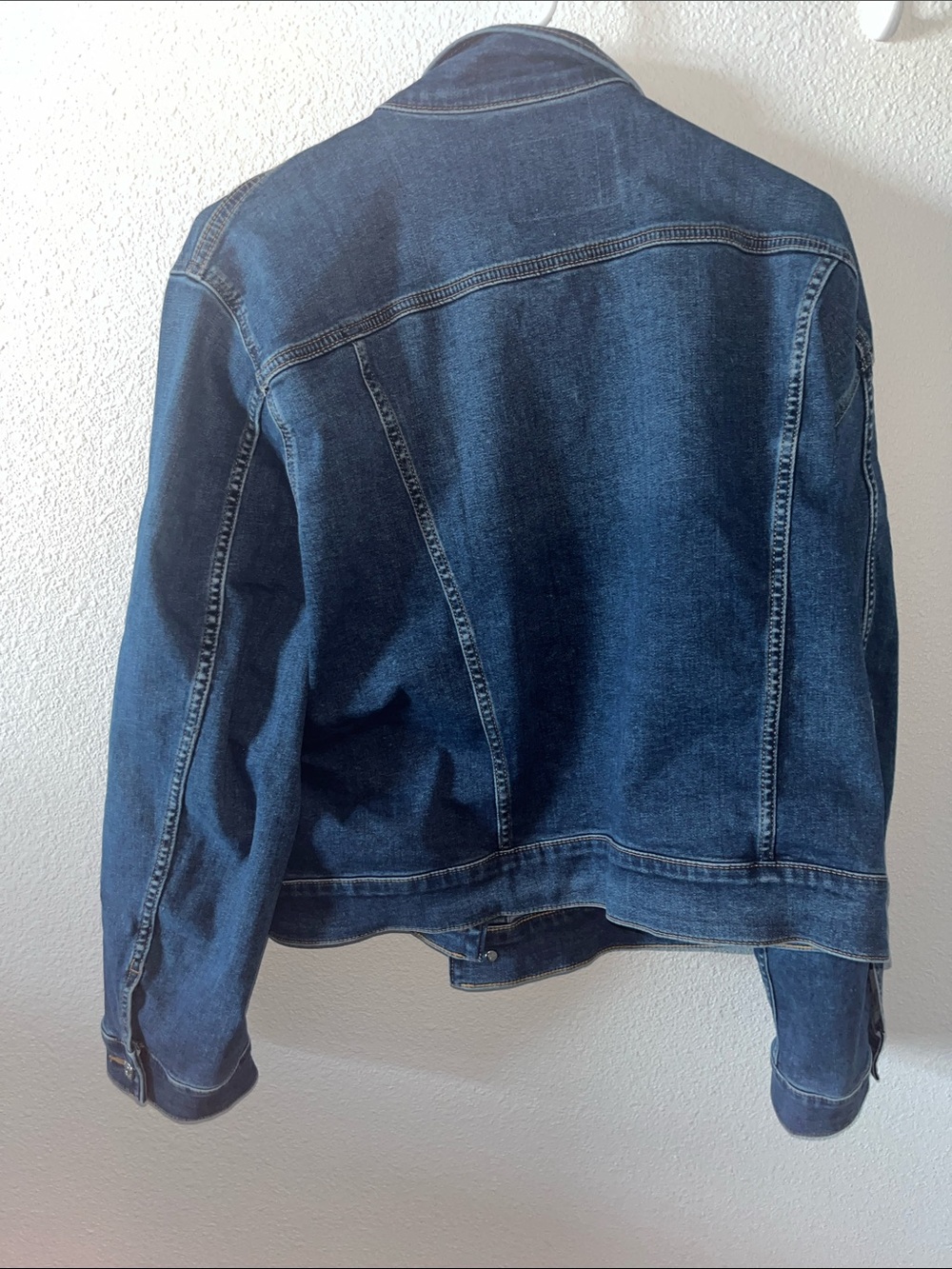 Women’s XXL Calvin Klein Indigo Blue Denim Jacket - Picture 3 of 3